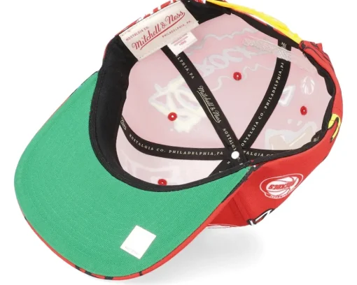 Houston Rockets Sticker Pack Red Snapback - Mitchell & Ness