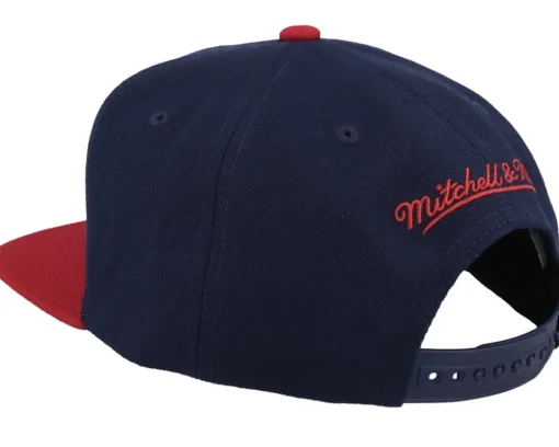 Houston Rockets Team 2 Tone 2.0 Navy/Red Snapback - Mitchell & Ness