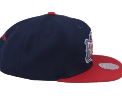 Houston Rockets Team 2 Tone 2.0 Navy/Red Snapback - Mitchell & Ness