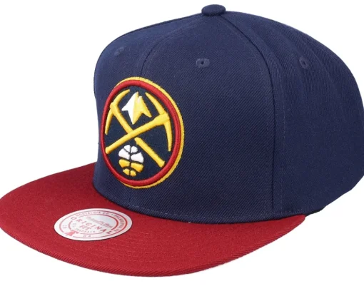 Houston Rockets Team 2 Tone 2.0 Navy/Red Snapback - Mitchell & Ness