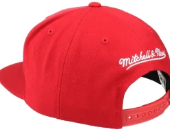 Houston Rockets Team Ground Hwc Red Snapback - Mitchell & Ness