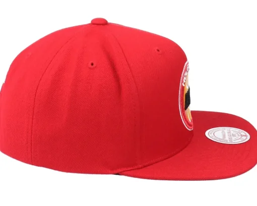 Houston Rockets Team Ground Hwc Red Snapback - Mitchell & Ness