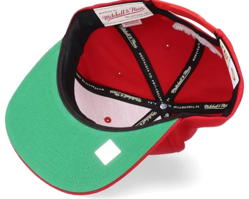Houston Rockets Team Ground Hwc Red Snapback - Mitchell & Ness