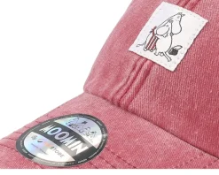 Hug Red Denim Dad Cap - Moomin