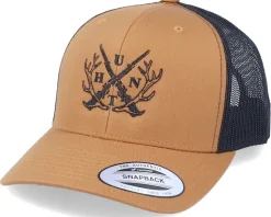 Hunt X Antlers Caramel/Black Trucker - Hunter