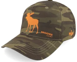 Hunting Cap Camo Brown Moose Adjustable - MJM Hats