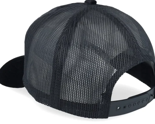 I Love Unicorns Velvet Black/Black A-frame Trucker - Unicorns