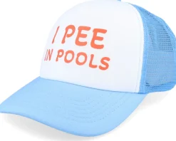 I Pee In Pools Foam Sky Blue/White Trucker - Iconic