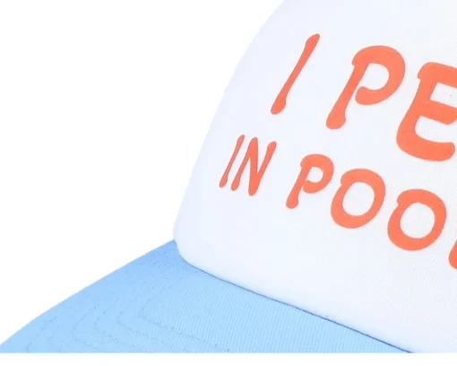 I Pee In Pools Foam Sky Blue/White Trucker - Iconic