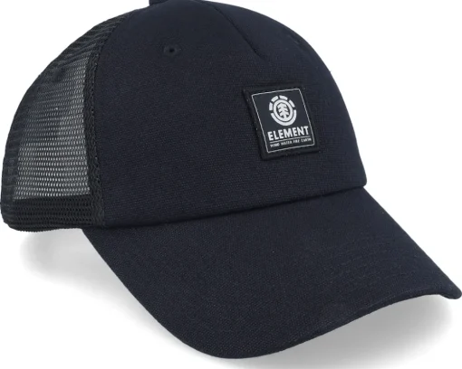 Icon Mesh Cap All Black Trucker - Element