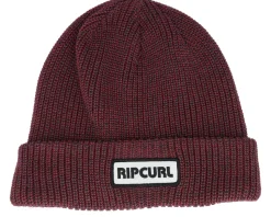 Icons Reg Beanie Maroon Cuff - Rip Curl