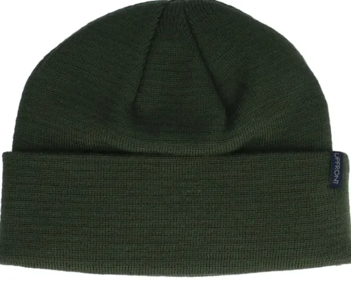 Indie Beanie Dark Green Cuff - Upfront