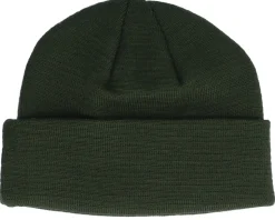 Indie Beanie Dark Green Cuff - Upfront