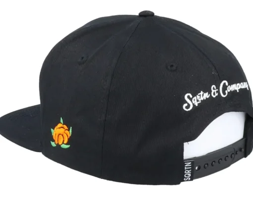 Into The Wild Black Snapback - Sqrtn