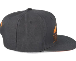Into The Wild Charcoal Snapback - Sqrtn