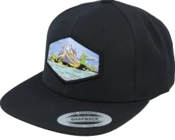 Island Patch Black Snapback - Wild Spirit