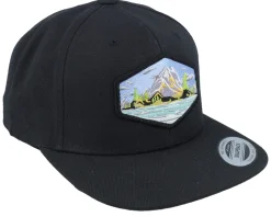 Island Patch Black Snapback - Wild Spirit