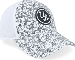 Iso-chill Armourvent Str White Trucker - Under Armour