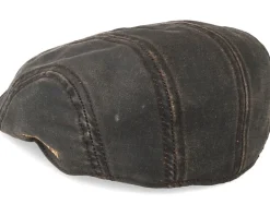 Ivy Cap Co/Pe Dark Brown Flat Cap - Stetson