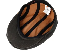 Ivy Cap Co/Pe Dark Brown Flat Cap - Stetson
