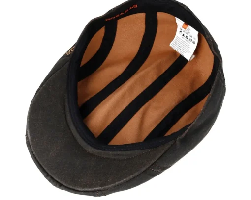 Ivy Cap Co/Pe Dark Brown Flat Cap - Stetson