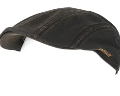 Ivy Cap Co/Pe Dark Brown Flat Cap - Stetson