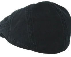 Ivy Cap Cotton Black Flat cap - Stetson