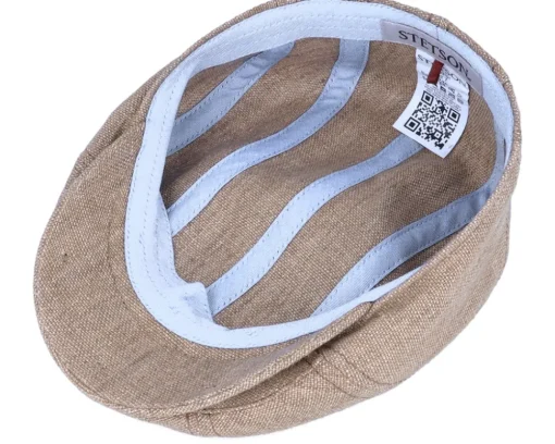 Ivy Cap Linen Flat Cap - Stetson