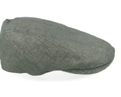 Ivy Cap Linen Olive Flat Cap - Lierys