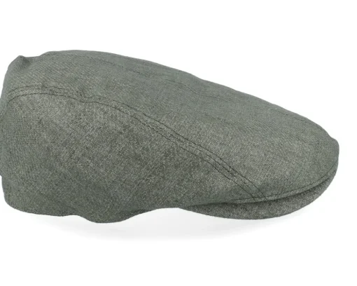 Ivy Cap Linen Olive Flat Cap - Lierys