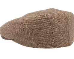 Ivy Cap Undyed Wool Sustainable Beige Flat Cap - Stetson