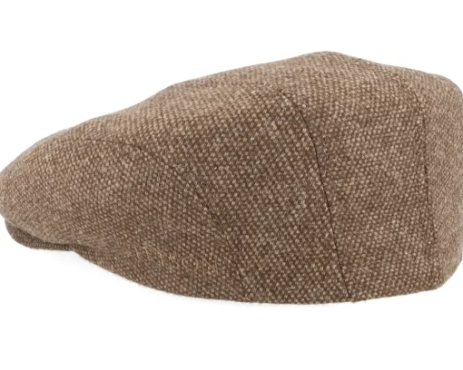 Ivy Cap Undyed Wool Sustainable Beige Flat Cap - Stetson