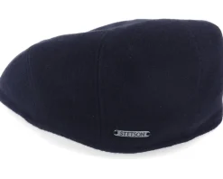 Ivy Cap Wool/Cashmere Navy Flat Cap - Stetson