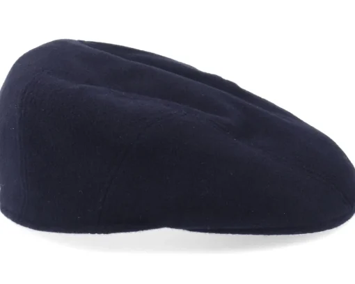 Ivy Cap Wool/Cashmere Navy Flat Cap - Stetson