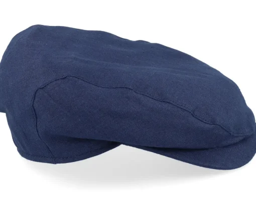 Ivy Contemporary Dark Navy Flat Cap - Wigéns