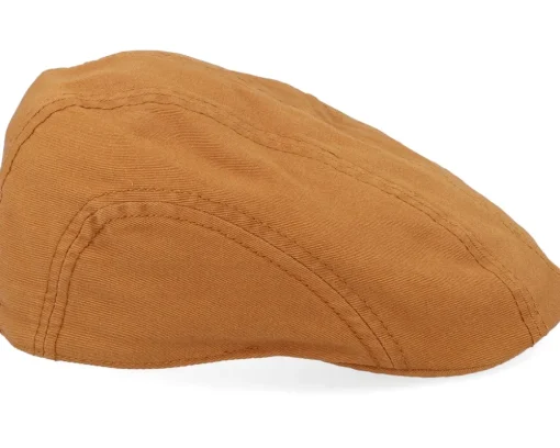 Ivy Cotton Twill Golden Honey Flat Cap - Stetson