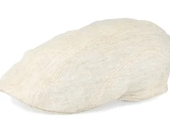 Ivy Linen Beige Flat Cap - Stetson