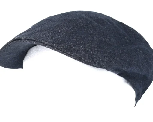 Ivy Linen Dark Grey Flat Cap - Stetson