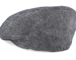 Ivy Linen Grey Flat Cap - Stetson