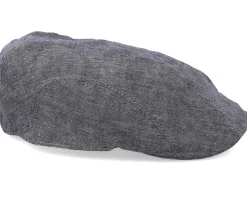 Ivy Linen Grey Flat Cap - Stetson