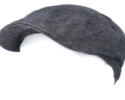 Ivy Linen Grey Flat Cap - Stetson
