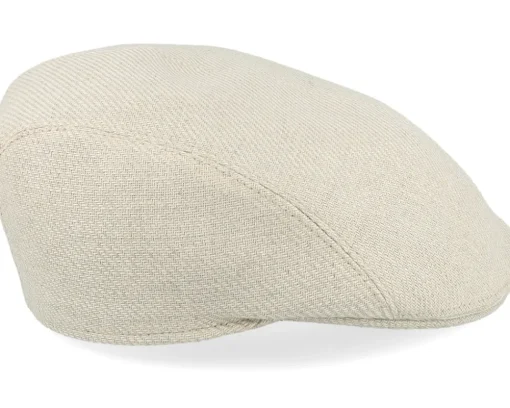 Ivy Modern Cap Beige Flat Cap - Wigéns