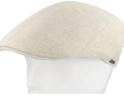 Ivy Modern Cap Beige Flat Cap - Wigéns