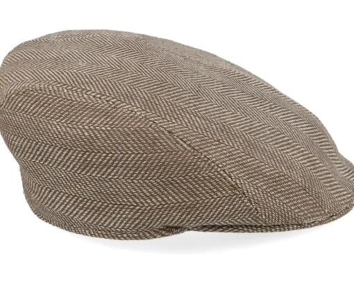 Ivy Modern Cap Brown Flat Cap - Wigéns