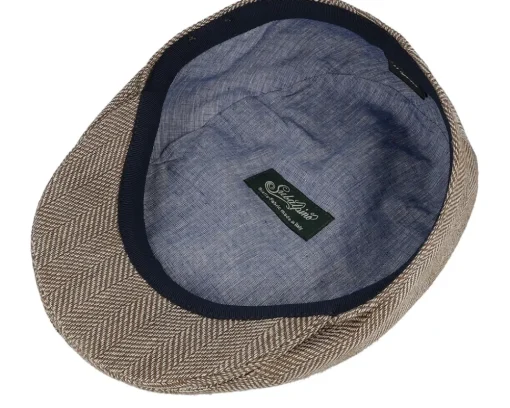Ivy Modern Cap Brown Flat Cap - Wigéns