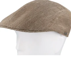 Ivy Modern Cap Brown Flat Cap - Wigéns