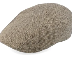 Ivy Silk/Cotton Tan Flat Cap - Stetson