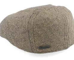 Ivy Silk/Cotton Tan Flat Cap - Stetson