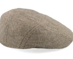 Ivy Silk/Cotton Tan Flat Cap - Stetson