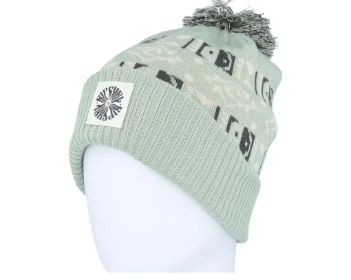 Jacquard Tall Beanie Sage Pom - Rip Curl